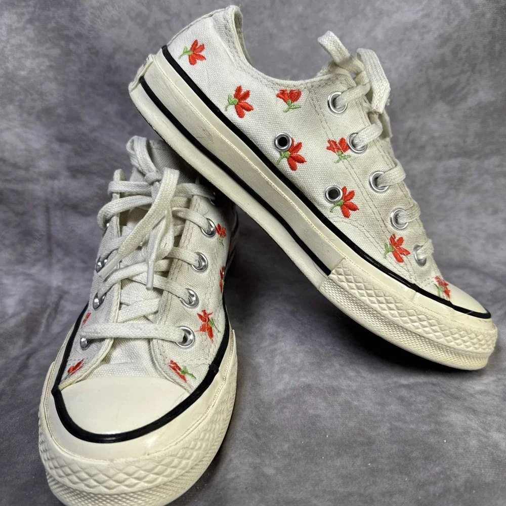 Converse Girls Chuck 70 Low 'Embroidered Garden Party' Shoes Size 3 US 570916C